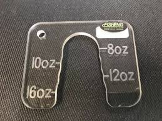 FishEng Products Sinker Gauge 8-16oz