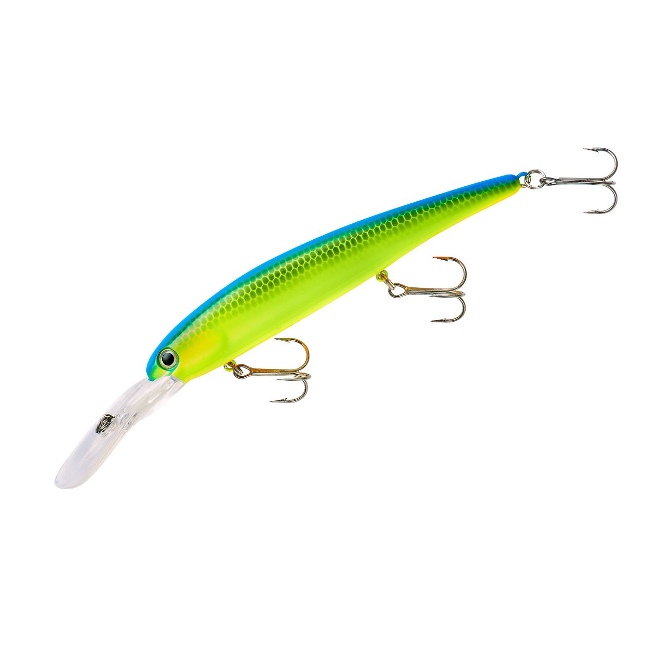 Bandit Walleye Deep Chartreuse Blue Back