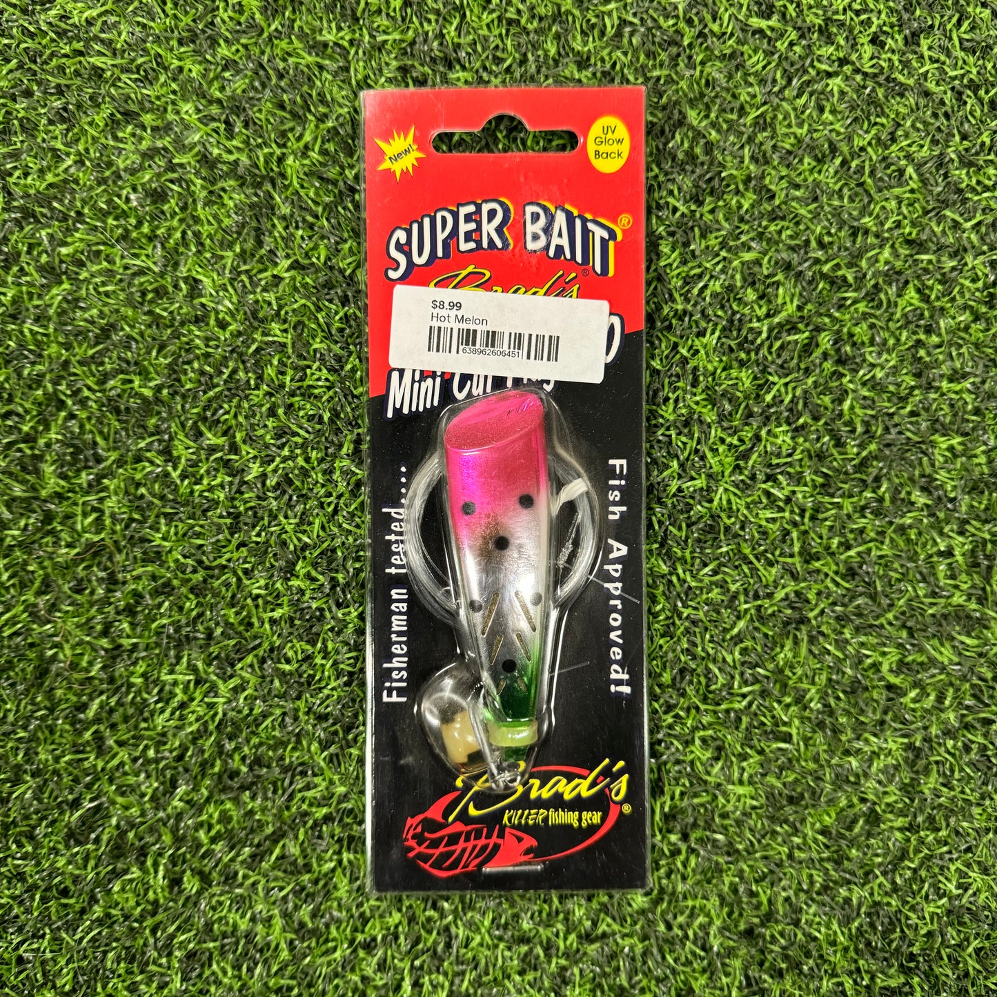 Brad’s Super Bait Mini Cut Plug “Hot Melon”