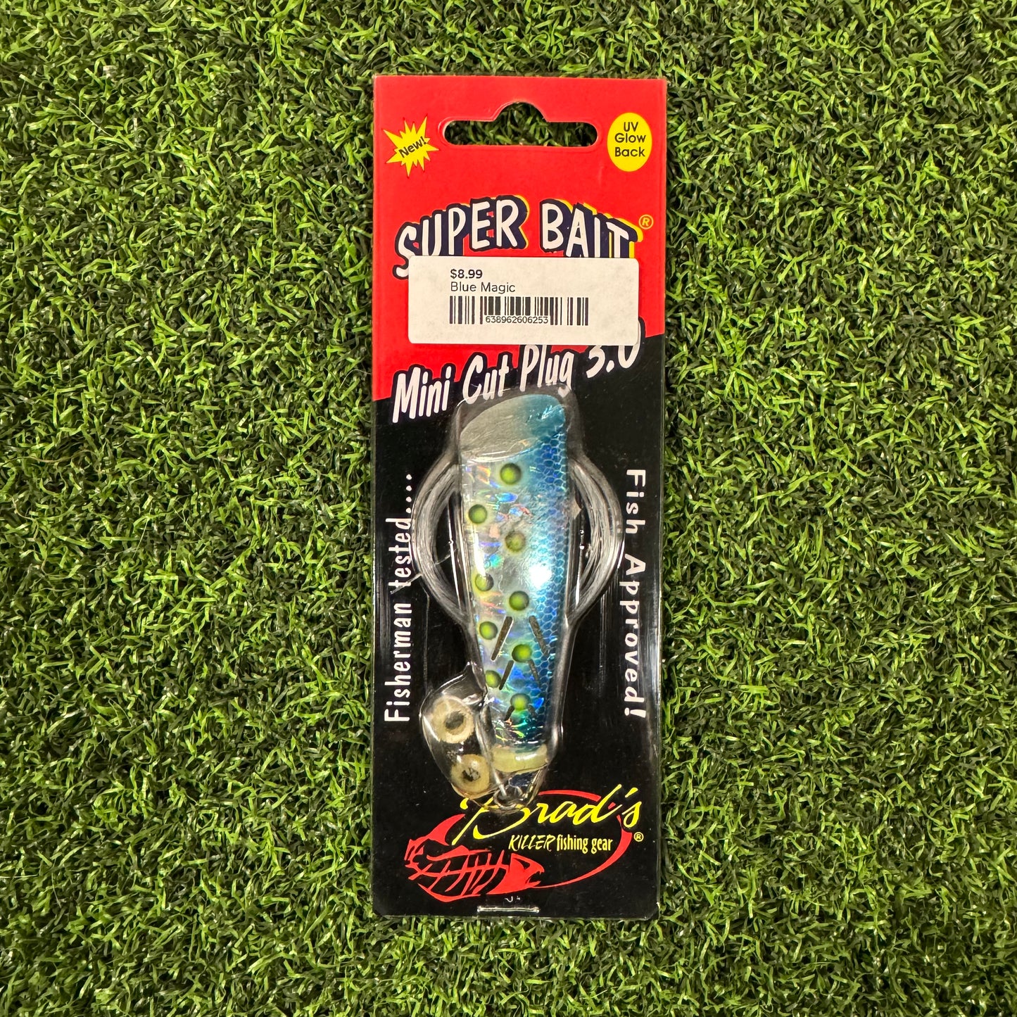 Brad’s Super Bait Mini Cut Plug “Blue Magic”