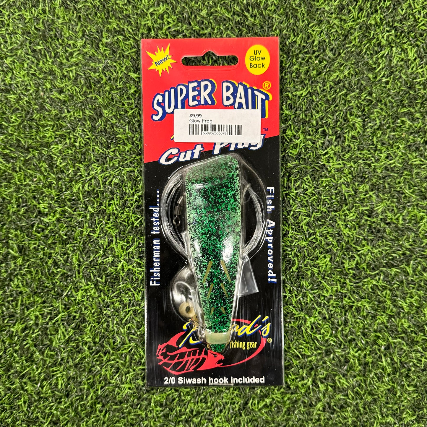 Brad’s Super Bait Cut Plug “Glow Frog”