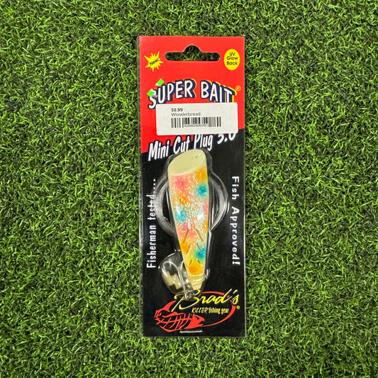 Brad’s Super Bait Mini Cut Plug “Wonderbread”