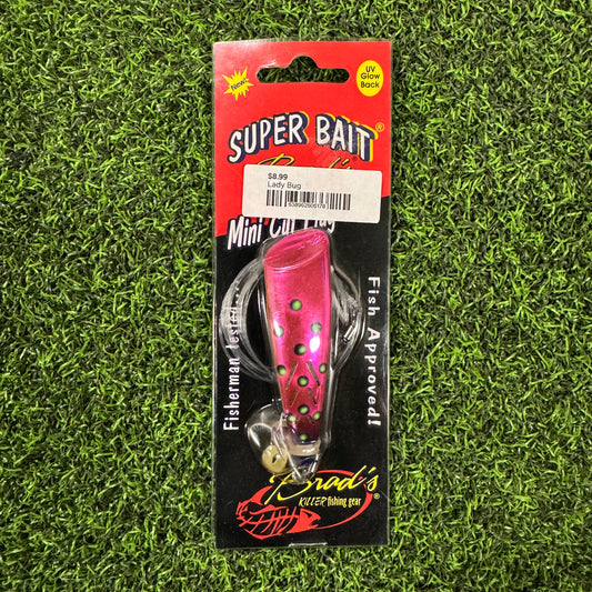 Brad’s Super Bait Mini Cut Plug “Lady Bug”