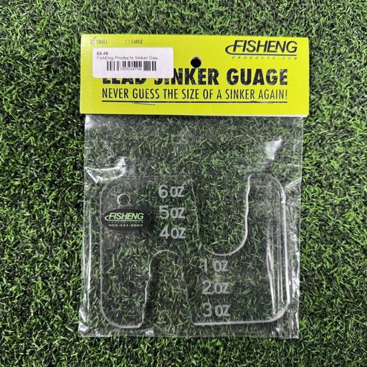 FishEng Products Sinker Gauge 1-6oz